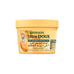 GARNIER Ultra Doux Hair Food Cacao 390ml Masque Cheveux Très Secs Abîmés Nutrition Intense 98% Ingrédients Naturels