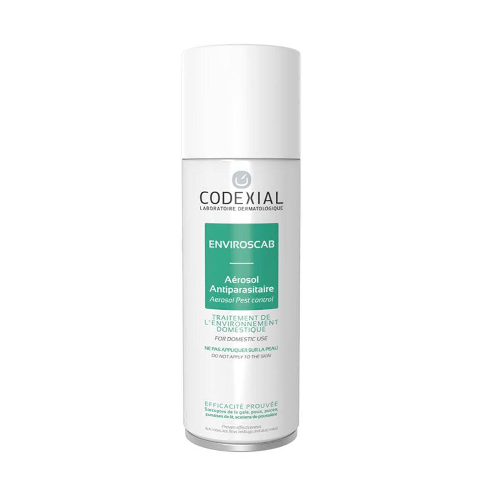 Codexial-Enviroscab-Aerosol-Antiparasitaire-Environnement-200ml-prix-maroc-parapharmacie-casablanca Codexial Enviroscab Aérosol Antiparasitaire Environnement 200ml – Image 1