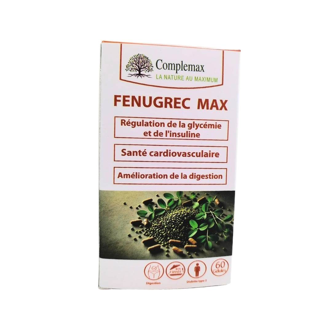 Complemax-Fenugrec-max-60-gelules-Nova-para-prix-Maroc COMPLEMAX Fenugrec Max Vitalité et Bien-Être - 60 Gélules – Image 1