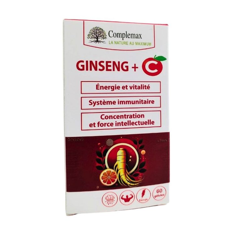 COMPLEMAX Ginseng + C Énergie et Vitalité - 60 Gélules - photo 2