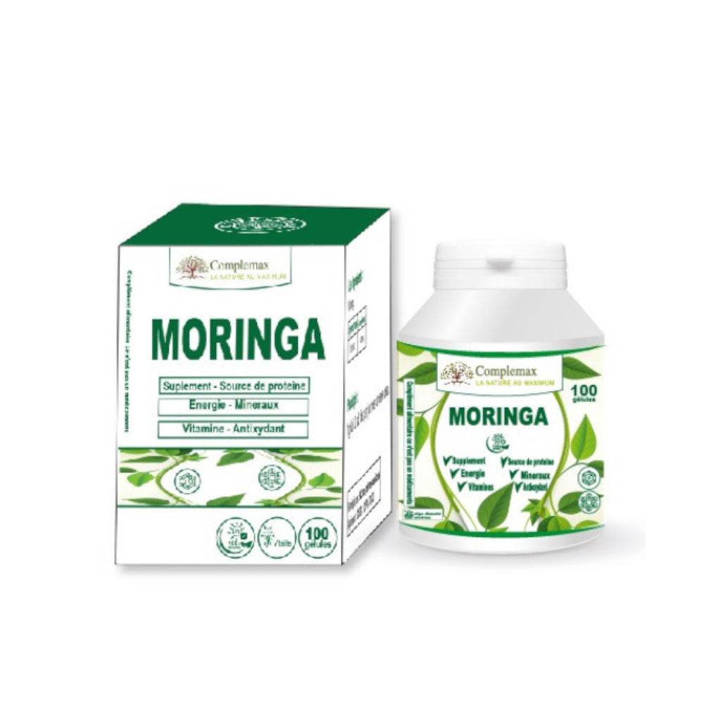 Complemax-Moringa-400mg-100-gelules COMPLEMAX Moringa 400mg 100 Gélules – Image 1