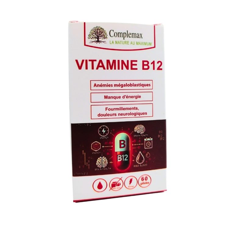 COMPLEMAX Vitamine B12 60 Gélules Énergie Système Nerveux Immunité