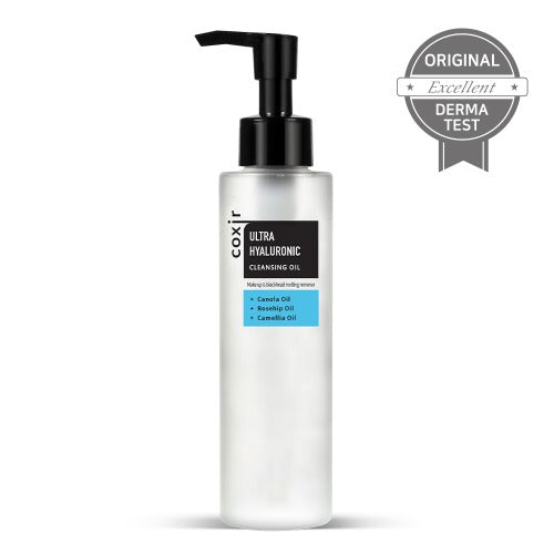 Coxir_Ultra-nova-para-pharmacie-maroc-prix-livraison-1 COXIR Ultra Hyaluronic Cleansing Oil 150ml Huile Démaquillante Acide Hyaluronique Nettoyage Profond Hydratant Double Nettoyage – Image 1