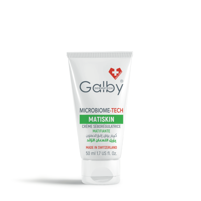 Creme-Seboregulatrice-Matifiante-MATISKIN-700x700-nova-para-pharmacie-maroc-prix-livraison Galby Dermatech Matiskin Crème Séborégulatrice Matifiante Peau Mixte Grasse 50ml – Image 1