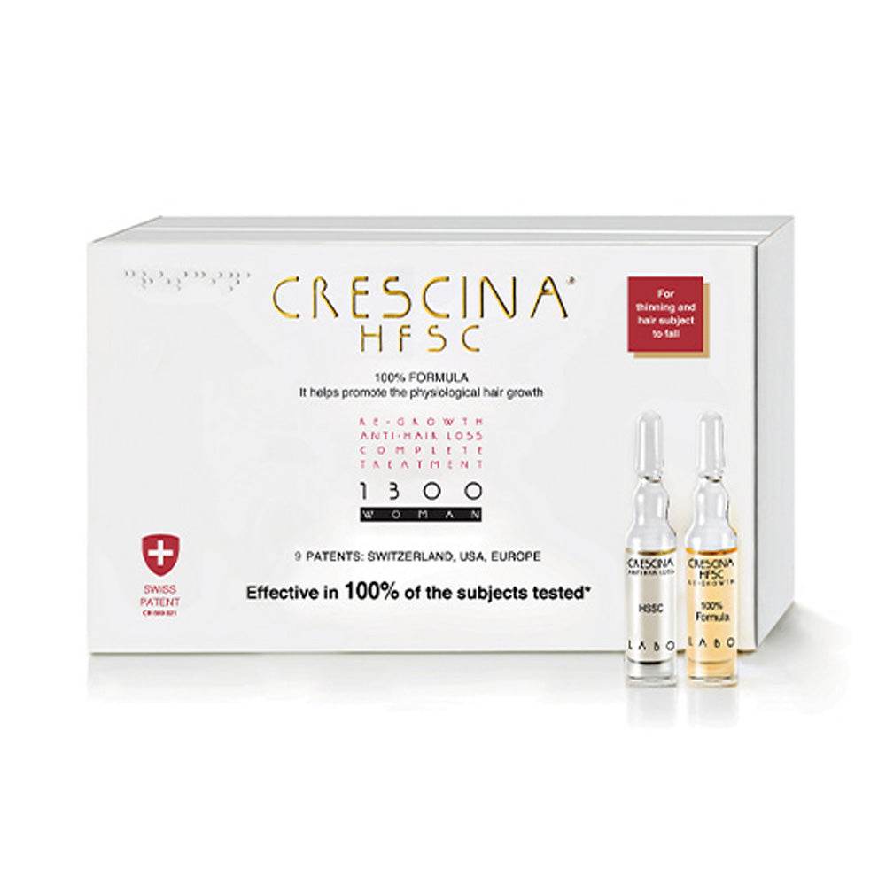 Crescina-HFSC-Transdermic-1300-Women-Ampoules-20-x-3.5-ml-prix-maroc-parapharmacie-casablanca-1 Crescina HFSC Transdermic 1300 Women Ampoules 20 x 3.5ml Anti-Chute Intensive – Image 1
