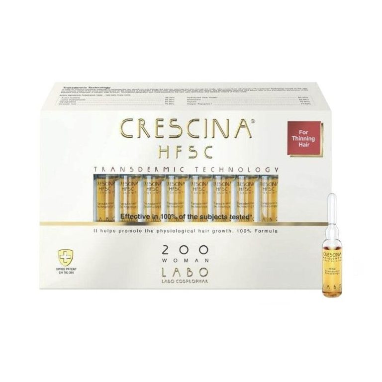 Crescina HFSC Transdermic 200 Women Ampoules 20 x 3.5ml Anti-Chute Douce - photo 2