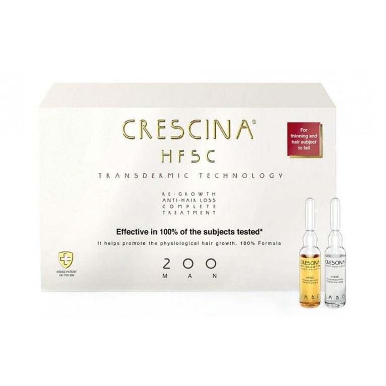 Crescina HfSC Transdermic Complete Treatment 200 Men 10+10 x 3.5ml Anti-Chute Douce - photo 2