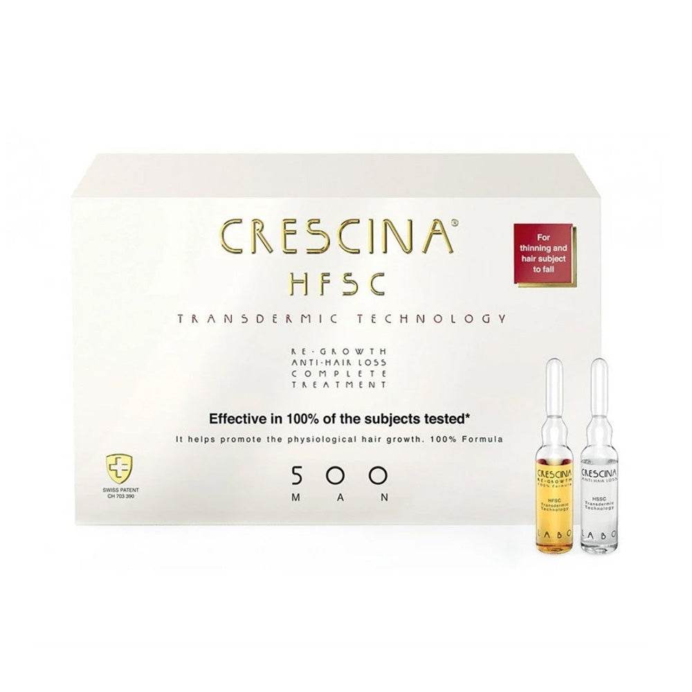 Crescina-HfSC-Transdermic-Complete-Treatment-500-Men-10_10-x-3.5ml-prix-maroc-parapharmacie-casablanca-2 Crescina HfSC Transdermic Complete Treatment 500 Men 10+10 x 3.5ml Anti-Chute Croissance – Image 1