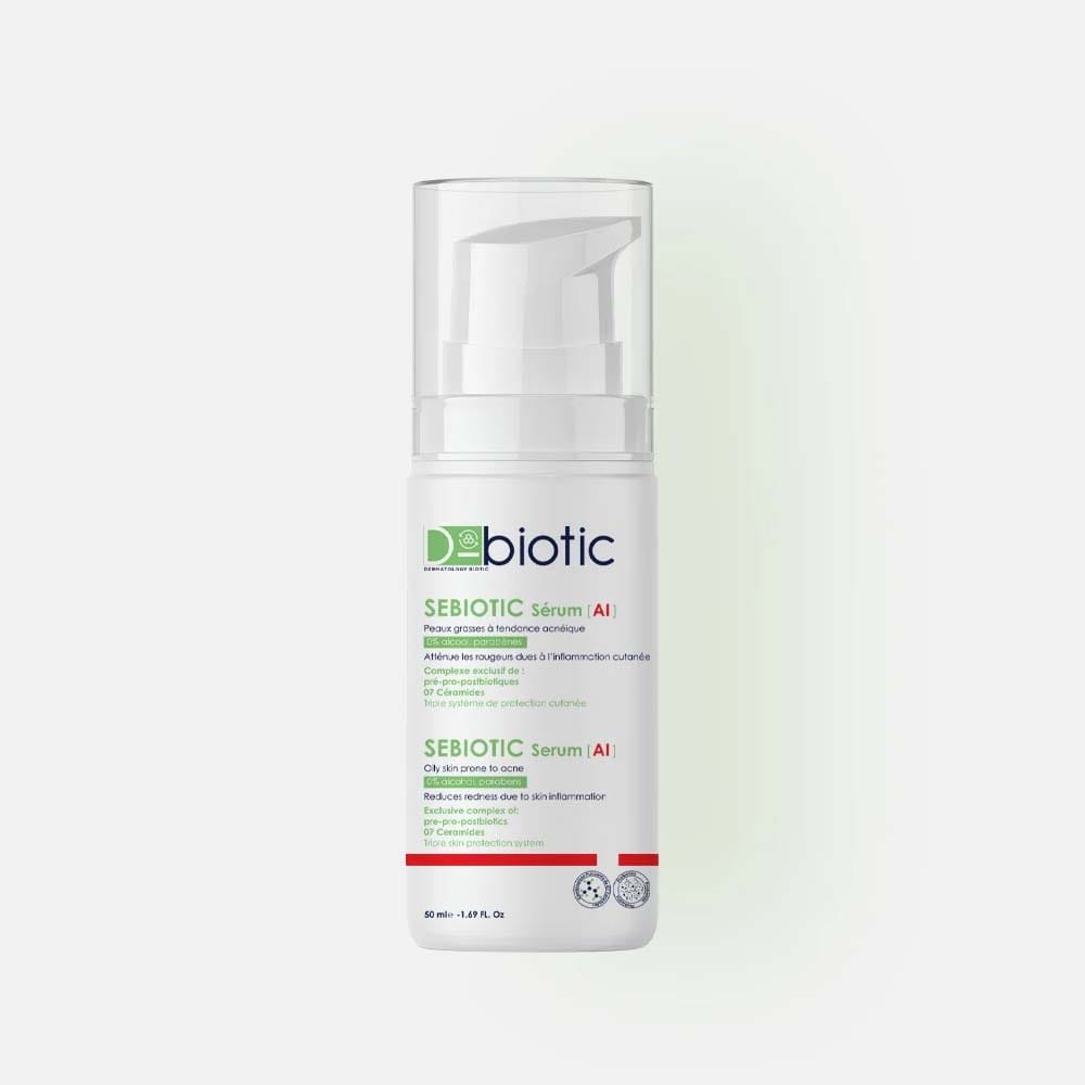D-BIOTIC-SEBIOTIC-SERUM-AI-50ML-nova-para-pharmacie-maroc-prix-livraison D-BIOTIC Sebiotic Serum AI 50ml Sérum Visage Anti-Imperfections Peaux Mixtes à Grasses – Image 1