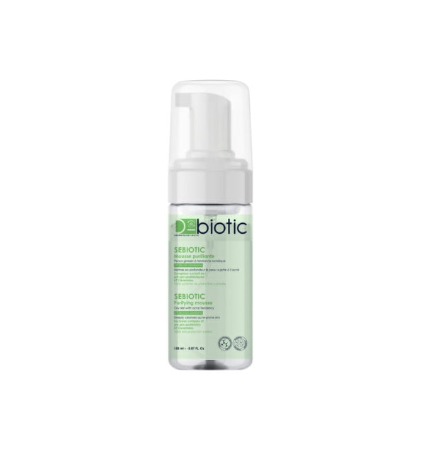 D-Biotic-sebiotic-mousse-purifiante-150ml-nova-para-pharmacie-maroc-prix-livraison D-BIOTIC Sebiotic Mousse Purifiante 150ml Nettoyant Visage Peaux Grasses Mixtes Anti-Imperfections – Image 1