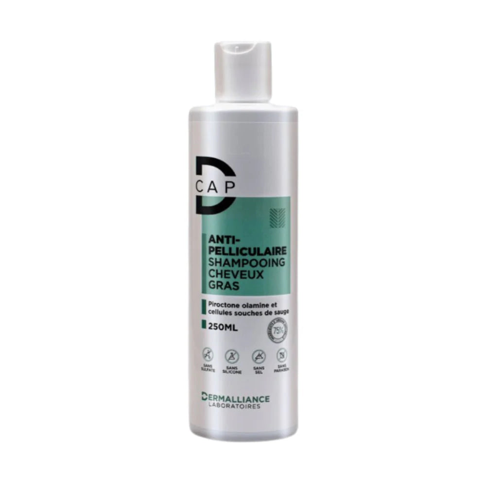 D-cap-Shampooing-Anti-pelliculaire-Cheuveux-Gras-novapara-maroc-1 D-cap Shampooing Anti-Pelliculaire Cheuveux Gras 250ml – Image 1