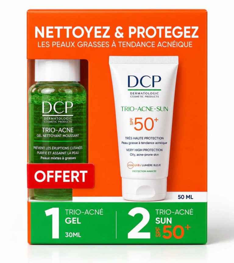 DCP Trio-Acne Sun SPF50+ 50ml Crème Solaire Anti-Acné Très Haute Protection Peaux Grasses Acnéiques - photo 2