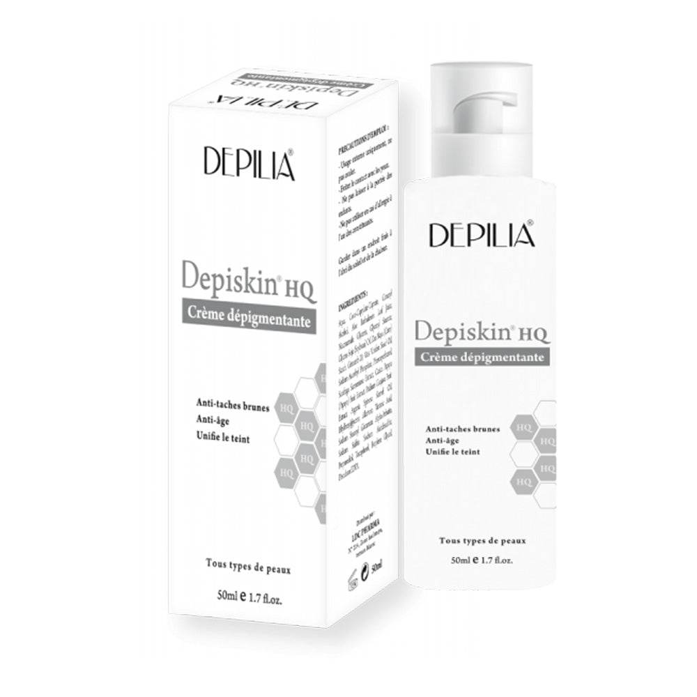 DEPILIA-Depiskin-HQ-Creme-Depigmentant-50ml-nova-parapharmacie-maroc DEPILIA Depiskin HQ Crème Dépigmentant 50ml – Image 1