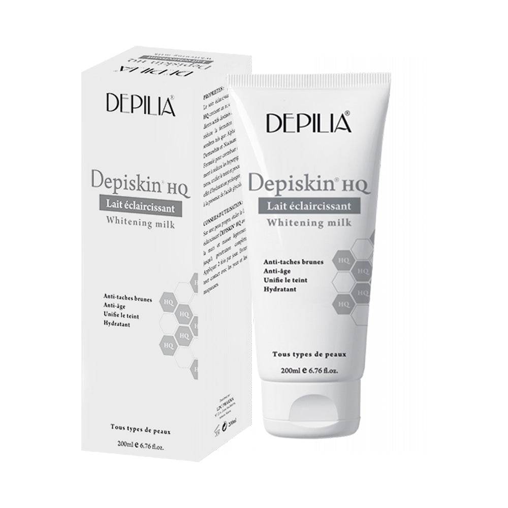 DEPILIA-Depiskin-HQ-Lait-Eclaircissant-200ml-nova-parapharmacie-maroc DEPILIA Depiskin HQ Lait Éclaircissant 200ml – Image 1