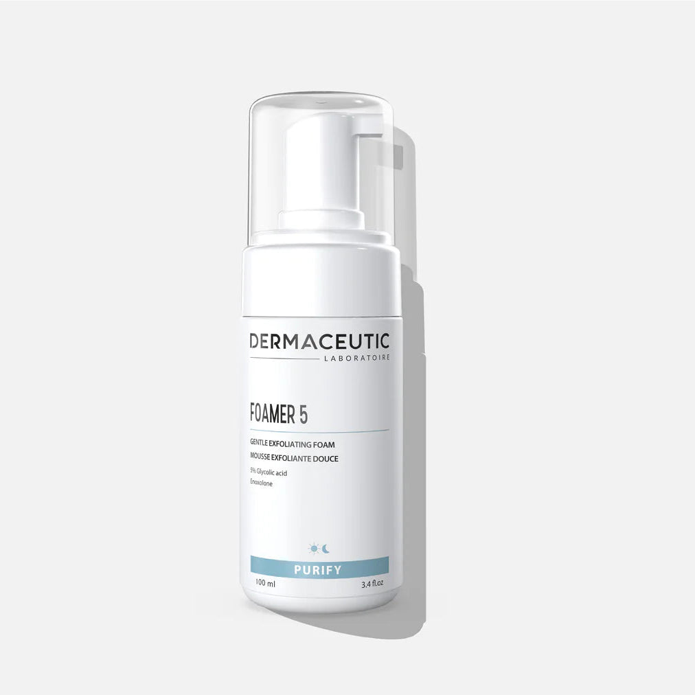 DERMACEUTIC_Foamer_5_100ml_gel-nova-para-prix-maroc-livraison-1 DERMACEUTIC Foamer 5 Nettoyant Expert Doux 100ml Gel Moussant Visage Exfoliant Acide Glycolique Peaux Mixtes Grasses – Image 1