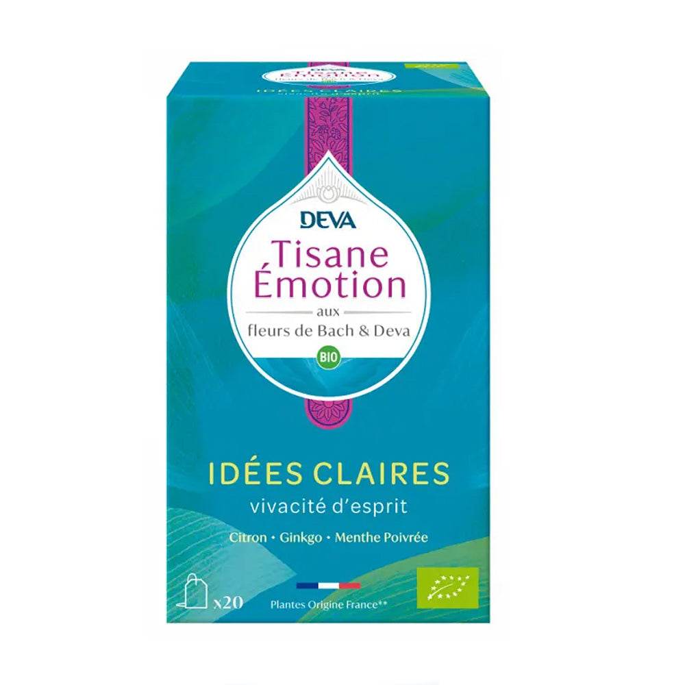 DEVA-Tisane-Emotion-Idees-Claires-20-Sachets-prix-maroc-parapharmacie-casablanca DEVA Tisane Emotion Idées Claires 20 Sachets – Image 1