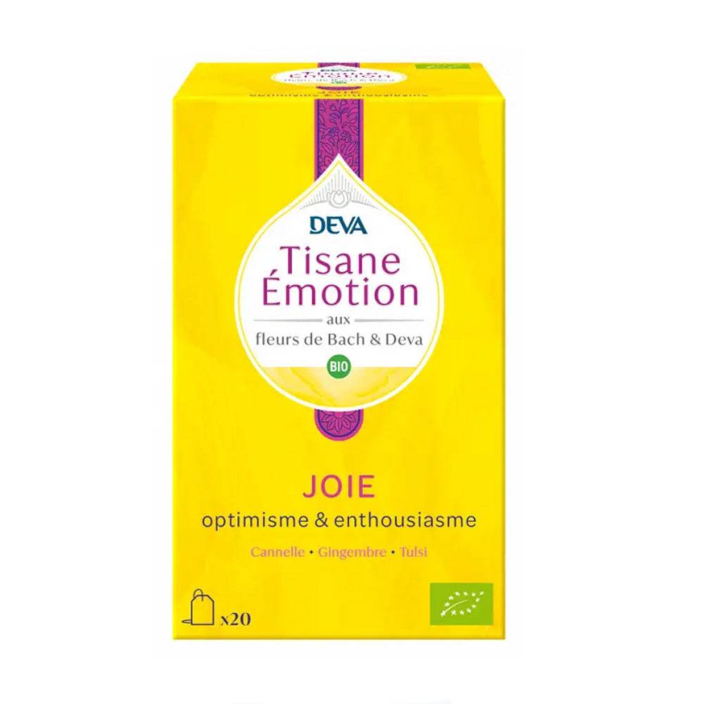 DEVA-Tisane-Emotion-Joie-Optimisme-Et-Enthousiasme-20-Sachets-prix-maroc-parapharmacie-casablanca DEVA Tisane Emotion Joie Optimisme Et Enthousiasme 20 Sachets – Image 1