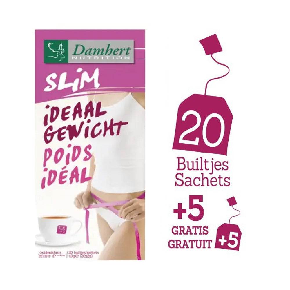 Damhert-Wellbeing-Tea-Time-Poids-Ideal-Infusion-D_Herbes-20-Sachets_5-Sachets-prix-maroc-parapharmacie-casablanca2 Damhert Wellbeing Tea Time Poids Idéal Infusion D'Herbes 20 Sachets+5 Sachets – Image 1