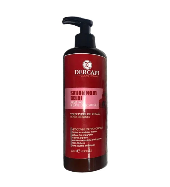 Dercapi-savon-noir-beldi-aker-fassi-500ml-1-nova-para-pharmacie-maroc-prix-livraison DERCAPI Savon Noir Beldi Aker Fassi 500ml Savon Noir Traditionnel Gommage Hammam - photo 2