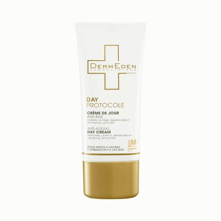 DermEden Crème De Jour SPF50 Peaux Mixtes Grasses 50ml