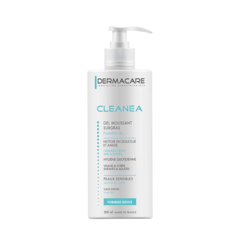 Dermacare-Gel-Moussant-Surgras-500-ml-nova-parapharmacie-maroc Dermacare Gel Moussant Surgras Peaux Sensibles 500ml – Image 1
