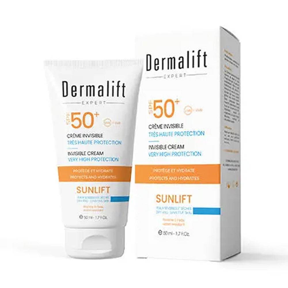 Dermalift-Sunlift-Ecran-Invisible-SPF-50_-Peau-Seche-a-Tres-Seche-50-ml-prix-maroc-parapharmacie-casablanca Dermalift Sunlift Ecran Invisible SPF 50+ Peau Sèche à Très Sèche 50 ml