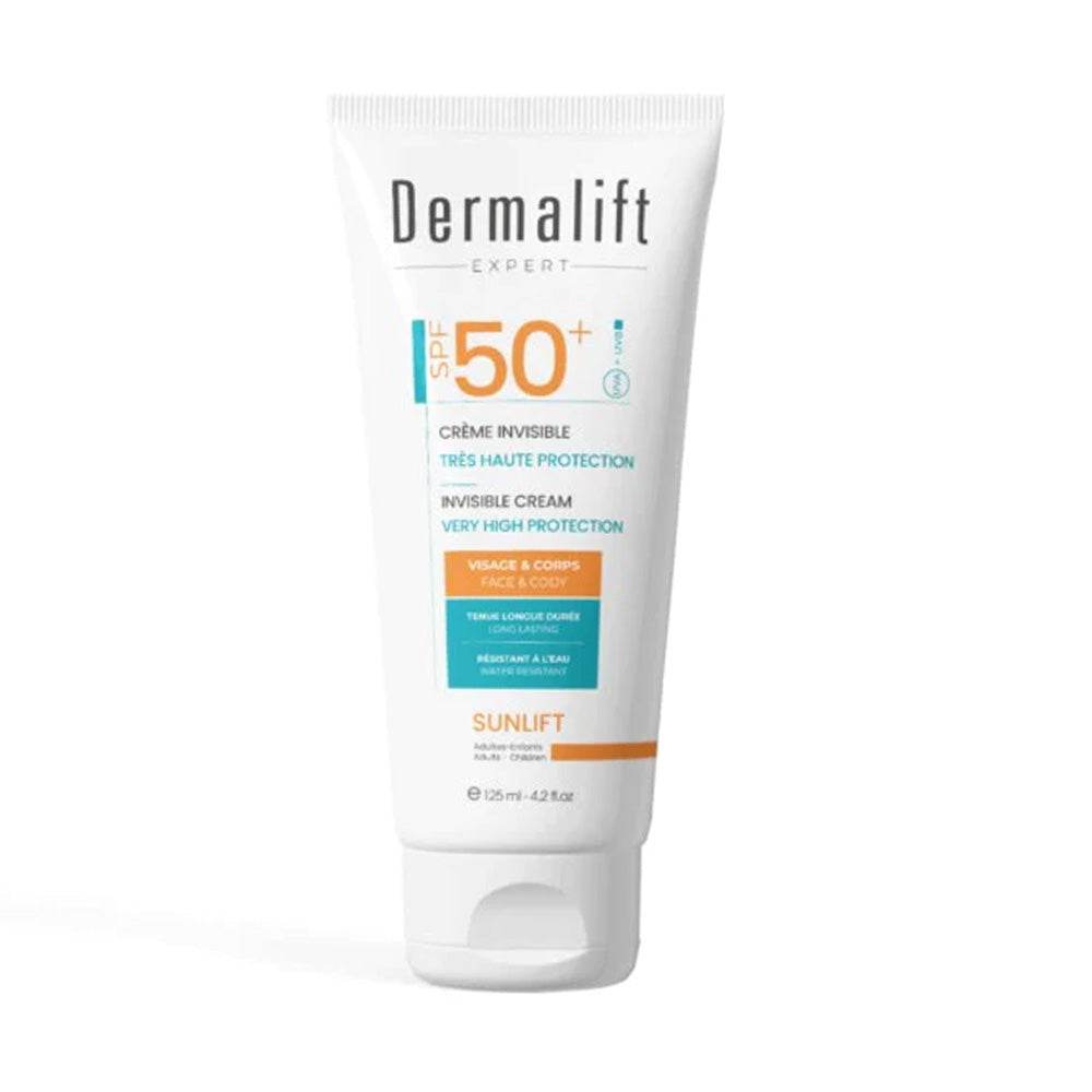 Dermalift-Sunlift-Ecran-Invisible-SPF-50_-Tres-Haute-Protection-125-ml-prix-maroc-parapharmacie-casablanca Dermalift Sunlift Ecran Invisible SPF 50+ Très Haute Protection 125 ml – Image 1