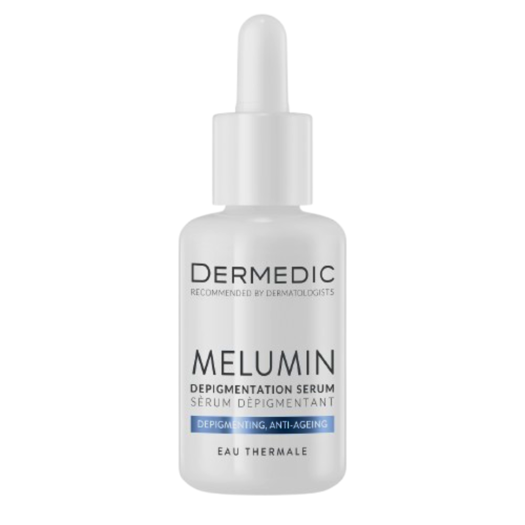 Dermedic-Melumin-Serum-Depigmentant-30ml-1-nova-para-pharmacie-maroc-prix-livraison DERMEDIC Melumin Sérum Dépigmentant 30ml Anti-Taches Éclaircissant Unifiant – Image 1