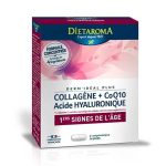DIETAROMA Collagène + CoQ10 + Acide Hyaluronique 60 Comprimés - Anti-Âge & Beauté Pure - Trio Jeunesse