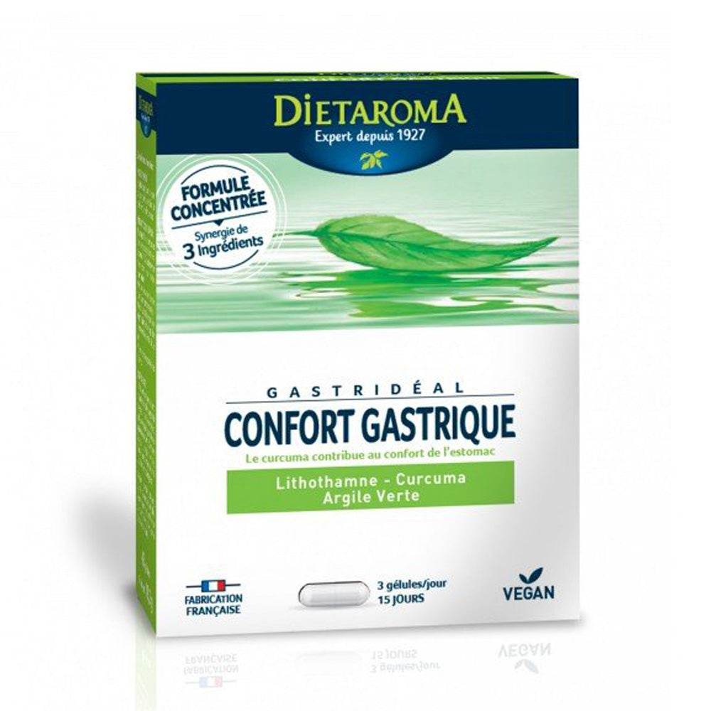 Dietaroma-Gastrideal-Confort-Gastrique-45-Gelules-nova-parapharmacie-casablanca DIETAROMA Gastrideal Confort Gastrique 45 Gélules - Digestion & Estomac Pure - Protection Gastrique – Image 1
