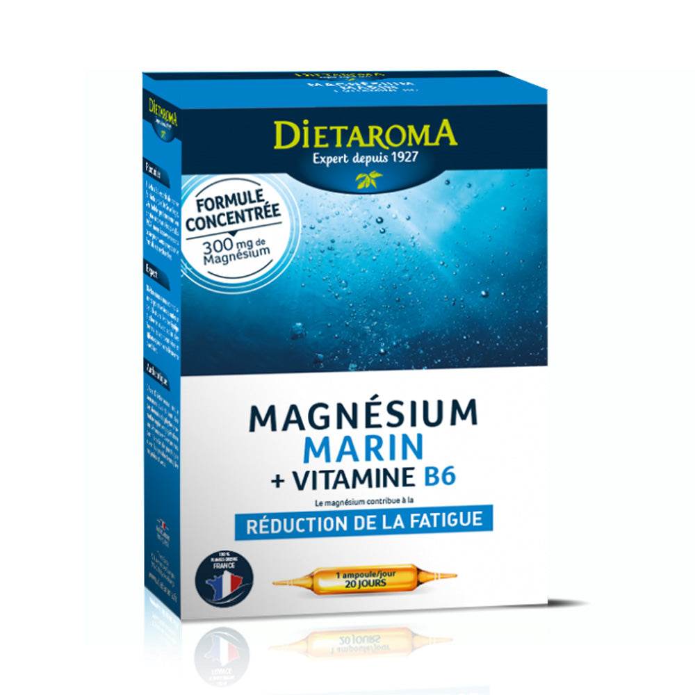Dietaroma-Magnesium-Marin-_Vitamine-B6-20-Ampoules-10ml-nova-parapharmacie-casablanca Dietaroma Magnesium Marin +Vitamine B6 20 Ampoules*10ml – Image 1