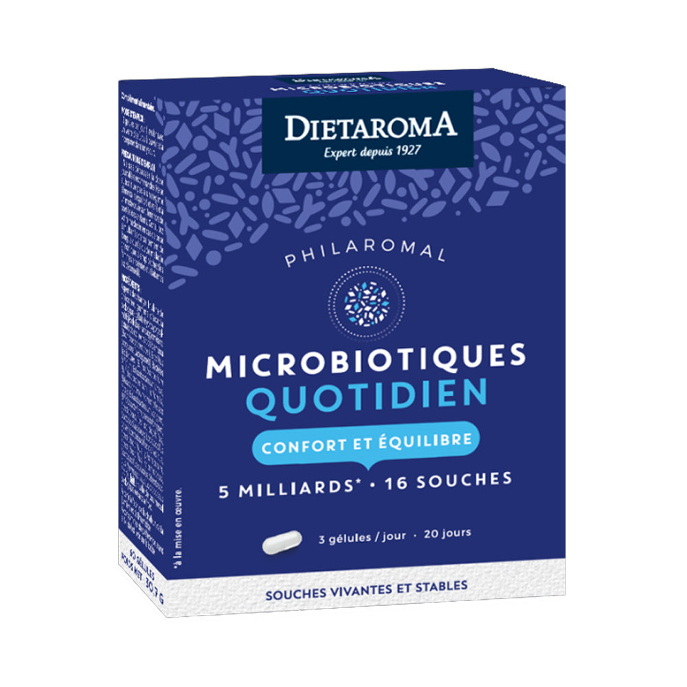 Dietaroma-Microbiotique-Quotidien-60-Gelules-prix-maroc-parapharmacie-casablanca-1 Dietaroma Microbiotique Quotidien 60 Gélules Probiotiques Flore Intestinale Équilibre – Image 1