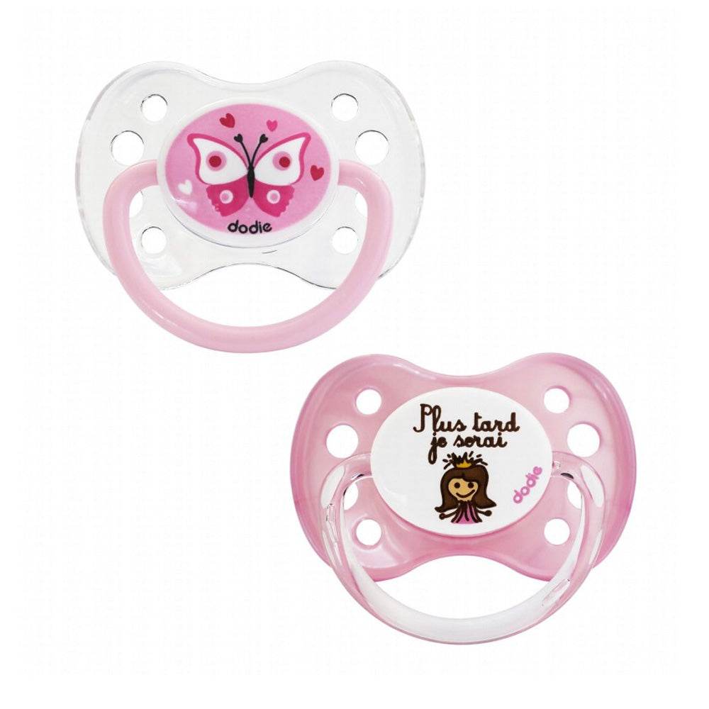 Dodie-2-Sucettes-Anatomique-Papillon-Et-Princesse-_6m-A13-nova-parapharmacie-maroc Dodie 2 Sucettes Anatomique Papillon Et Princesse +6m A13 – Image 1