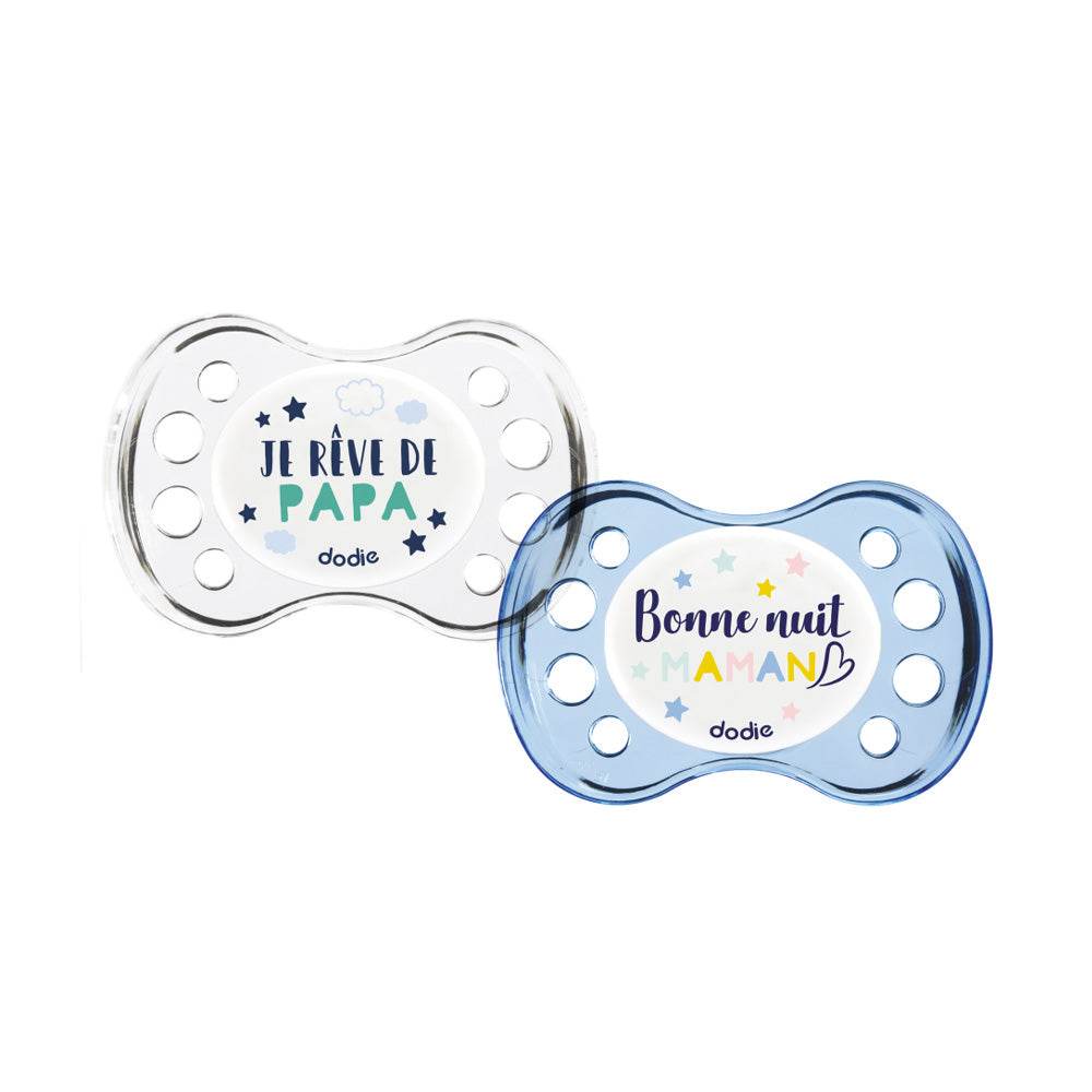 Dodie-2-Sucettes-Anatomiques-Nuit-Je-reve-nova-parapharmacie-maroc Dodie 2 Sucettes Anatomiques Nuit Je rêve/Bonne nuit +6m A36 – Image 1
