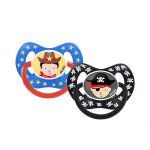 Dodie 2 Sucettes Physiologiques Jour et Nuit Pirate/Cowboy +18m P50G