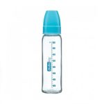 Dodie Biberon En Verre Bleu Col Etroit 240ml