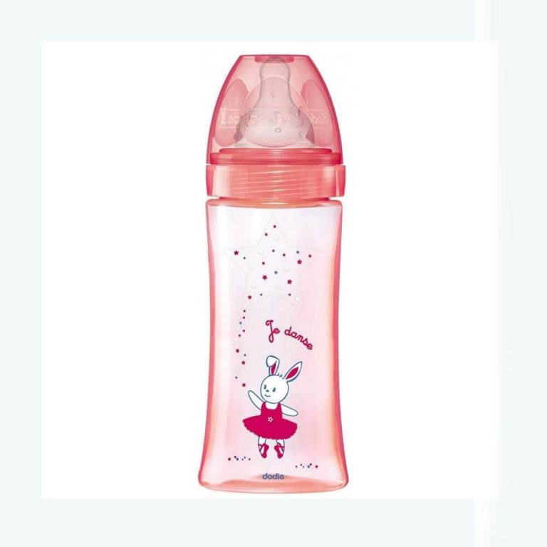 Dodie Biberon Initiation+ Tétine Ronde 3 Vitesses Débit +6m 330ml