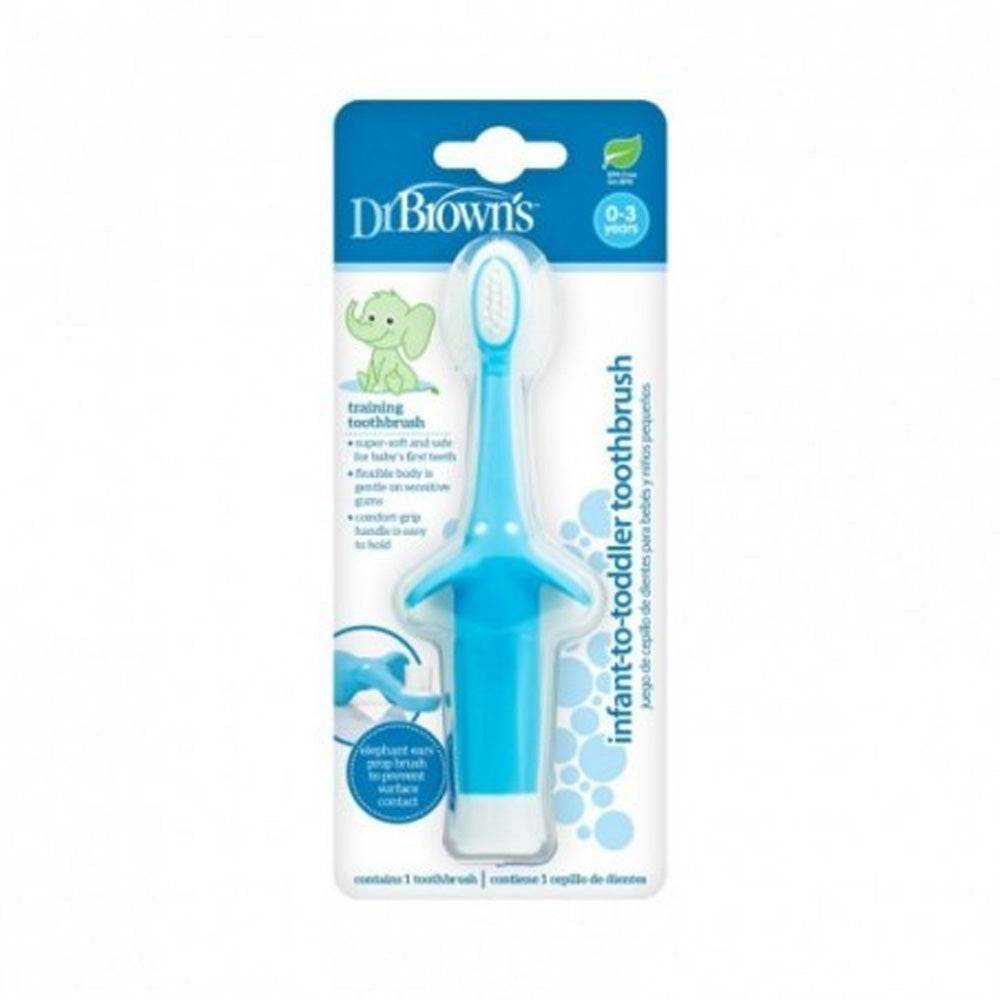 Dr-Brown_s-Brosses-a-Dents-Bleu-0-3ans-HG014-prix-maroc-parapharmacie-casablanca Dr Brown's Brosses à Dents 0-3ans - photo 2