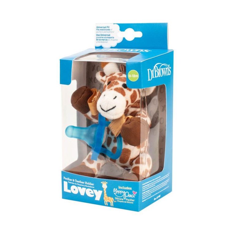 Dr Brown's Doudou Girafe Avec Tétine 0-12m AC155