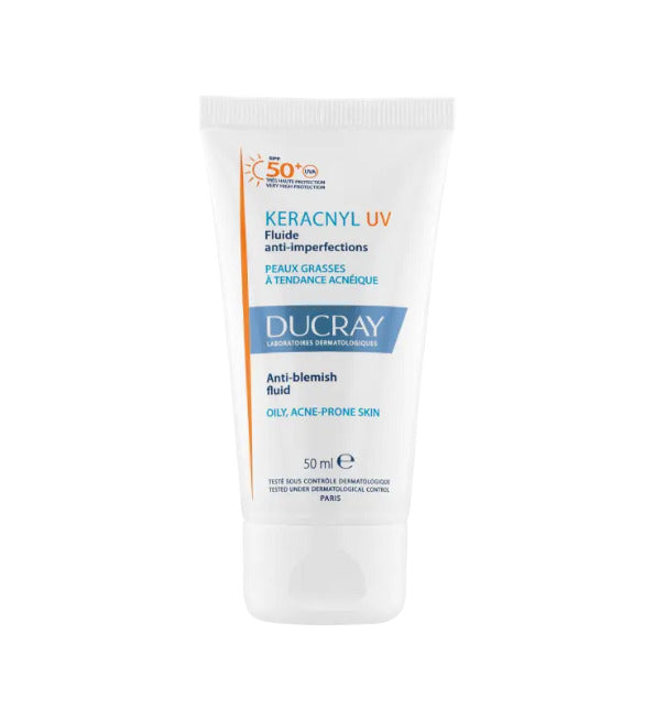 Duc-keracnyl-UV-fluide-anti-imperfection-50ml-1-nova-para-pharmacie-maroc-prix-livraison DUCRAY Keracnyl UV Fluide Anti-Imperfections SPF50+ 50ml - Peaux Acnéiques – Image 1