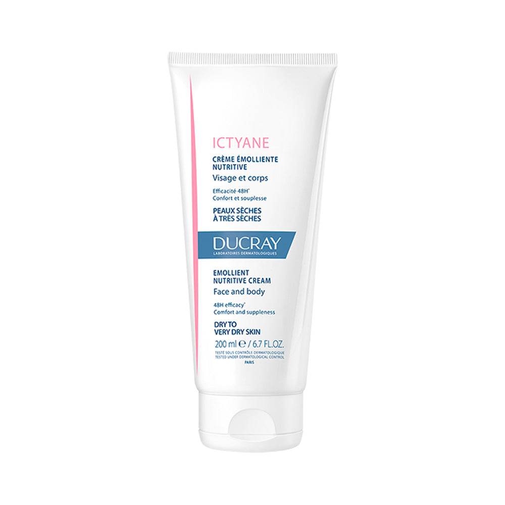 Ducray-ICTYANE-Creme-Emolliente-Nutritive-200ml-nova-parapharmacie-casablanca DUCRAY Ictyane Crème Émolliente Nutritive 200ml - Corps Peaux Très Sèches – Image 1