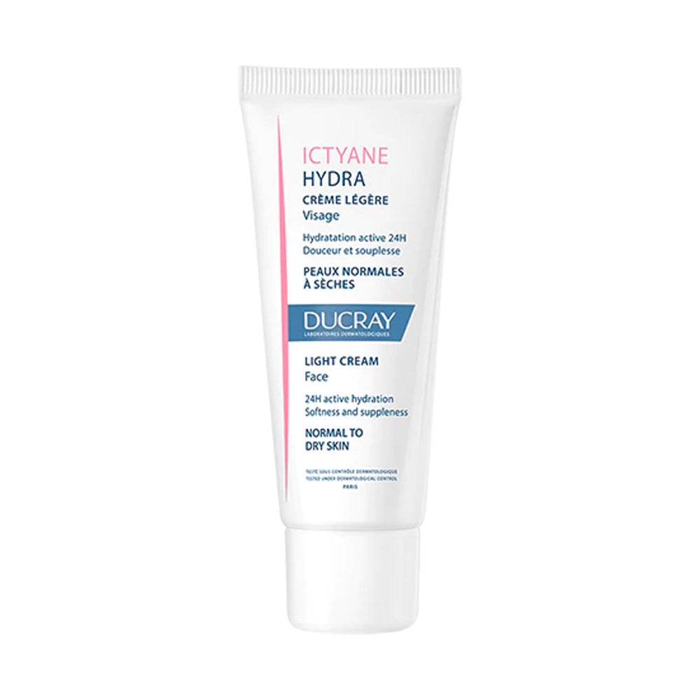 Ducray-ICTYANE-HYDRA-Creme-Legere-Visage-40ml-nova-parapharmacie-casablanca-1 DUCRAY Ictyane Hydra Crème Légère Visage 40ml - Peaux Normales à Sèches – Image 1