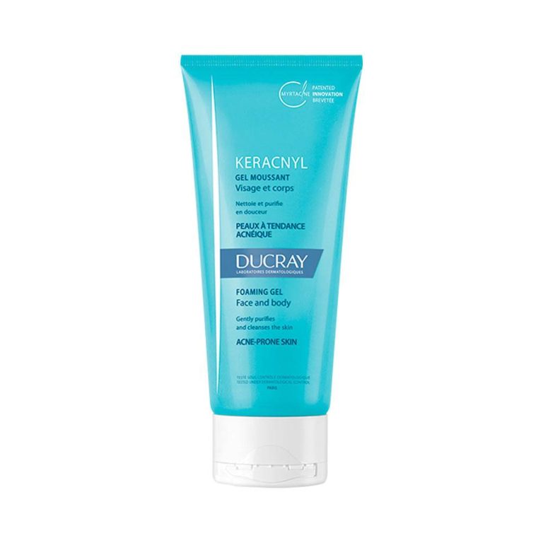 DUCRAY Keracnyl Gel Moussant 200ml - Nettoyant Purifiant Peaux Acnéiques - photo 2