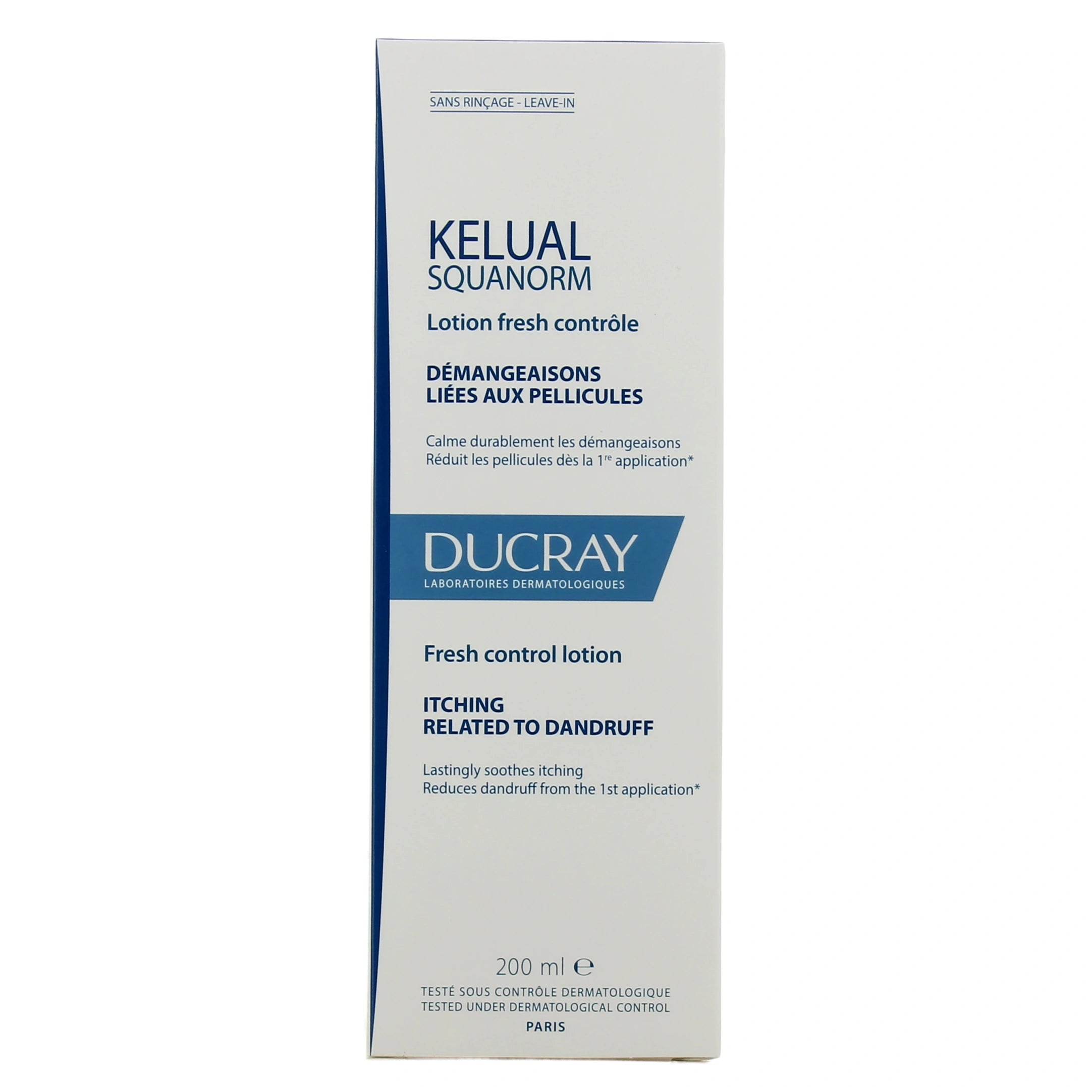 Ducray_SQUANORM_Lotion_Antipelliculaire_Au_Zinc-Nova-para-prix-Maroc DUCRAY Squanorm Lotion Antipelliculaire Au Zinc 200ml - Traitement Intensif – Image 1