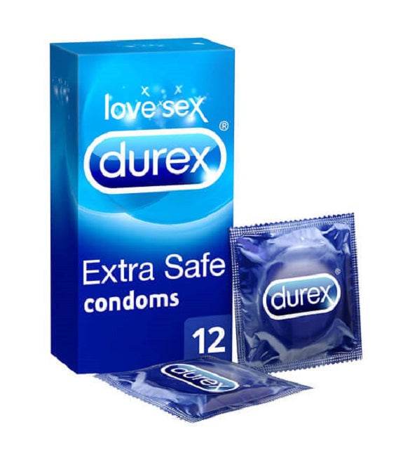 Durex-Extra-Safe-x12-1-Nova-para-prix-Maroc DUREX Extra Safe Préservatifs Latex Résistants Extra Lubrifiés Protection 56mm – Image 1