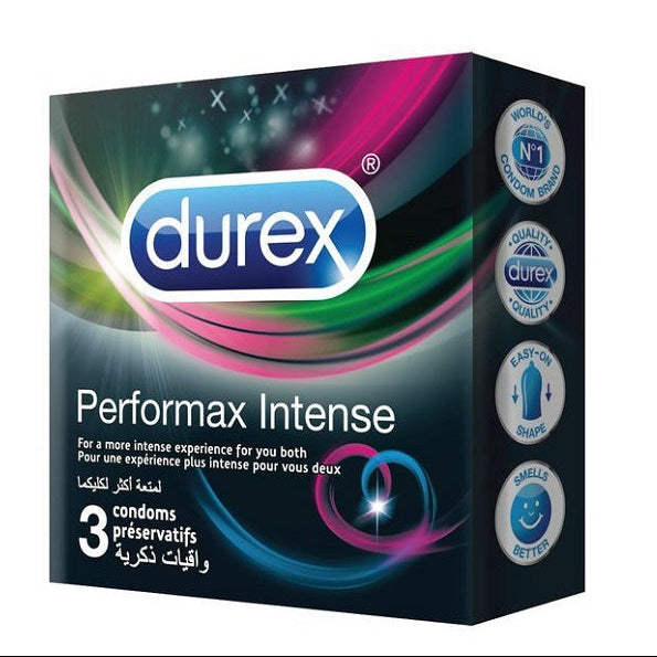 Durex-performaxintense-1-nova-parapharmacie-maroc-prix DUREX Performax Intense 3 Préservatifs Retardant Plaisir Intensifié Sécurité - photo 2