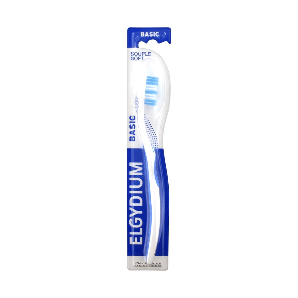 ELGYDIUM-Basic-brosse-a-dents-souple-nova-parapharmacie-maroc ELGYDIUM Basic brosse à dents souple – Image 1