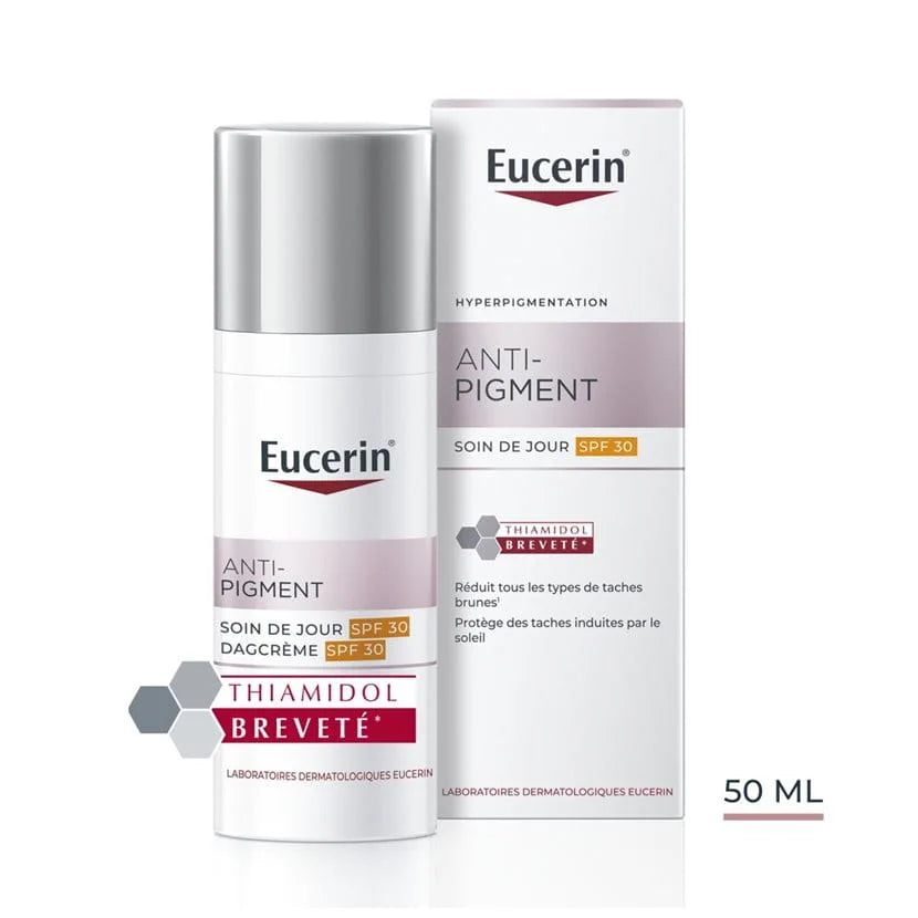 EUCERIN_Anti-Pigment_Soin_Jour_SPF30_50ml_959-screen-nova-para-pharmacie-maroc-prix-livraison EUCERIN Anti-Pigment Soin Jour SPF30 50ml Thiamidol Anti-Taches Protection Solaire – Image 1