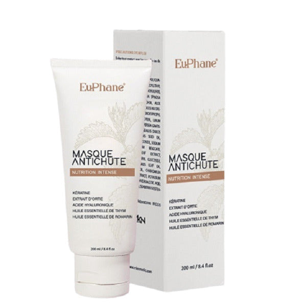 EUPHANE_MASQUE-nova-para-pharmacie-maroc-prix-livraison EUPHANE Masque Anti-Chute 200ml Soin Fortifiant Cheveux Densité Capillaire Réparation Profonde Brillance – Image 1