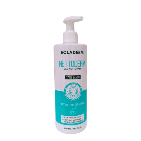 Ecladerm-Nettoderm-gel-nettoyant-400ml-para Ecladerm Netto Derm Gel Nettoyant 400ml – Image 1